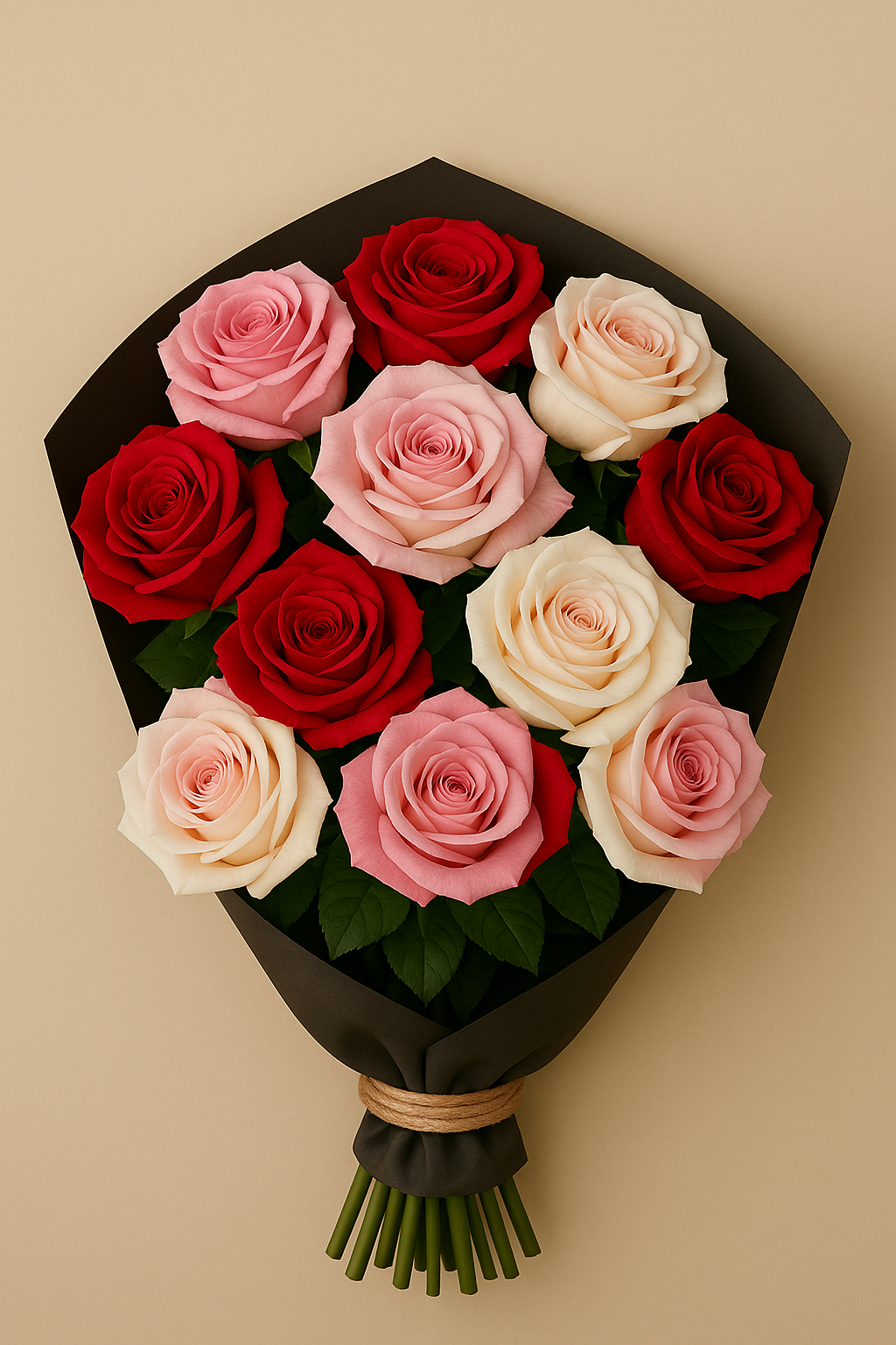12 Count Rose Bouquets